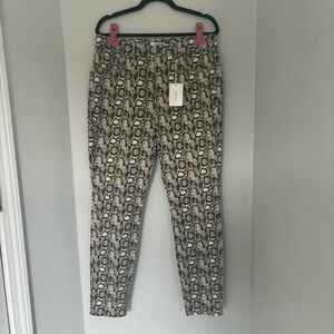 NWT Good American Good Legs Beige Snake Print Jeans